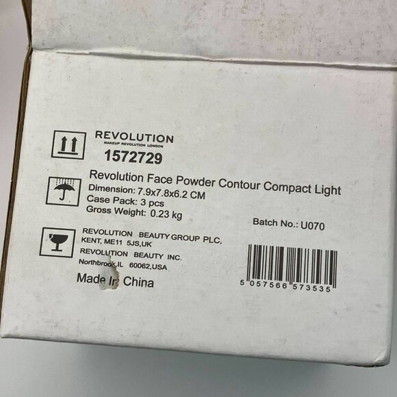 Revolution Face Powder Contour Compact Light Contouring palette 0.24 OZ 3 Pieces - Picture 6 of 6